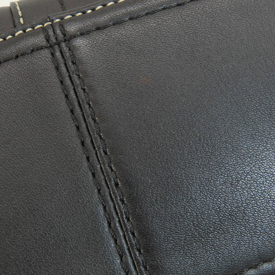 COACH Business bag F70094 leather black 2WAY mens Used Authentic