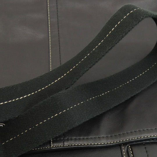 COACH Business bag F70094 leather black 2WAY mens Used Authentic