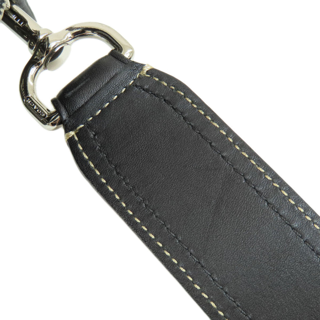 COACH Business bag F70094 leather black 2WAY mens Used Authentic