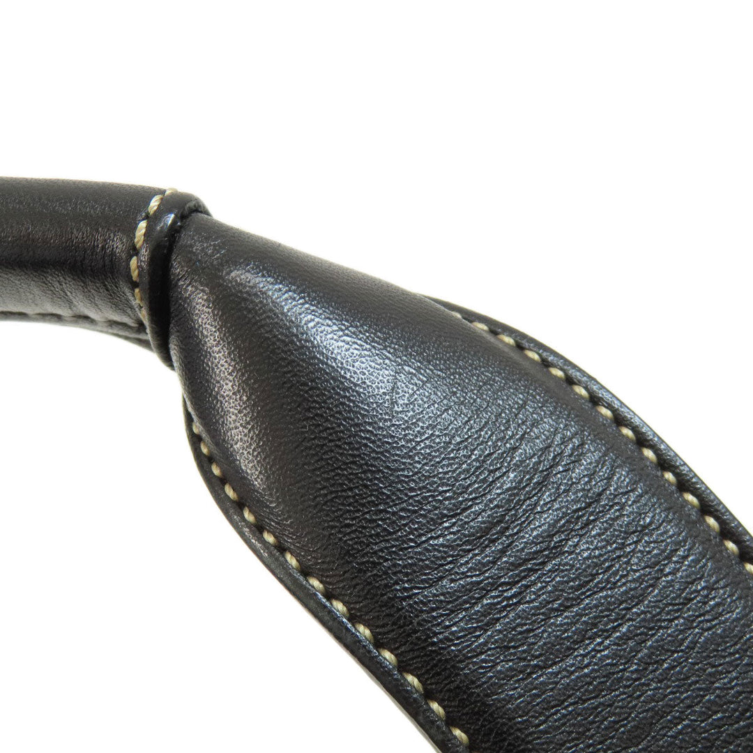 COACH Business bag F70094 leather black 2WAY mens Used Authentic