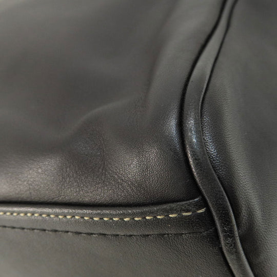 COACH Business bag F70094 leather black 2WAY mens Used Authentic