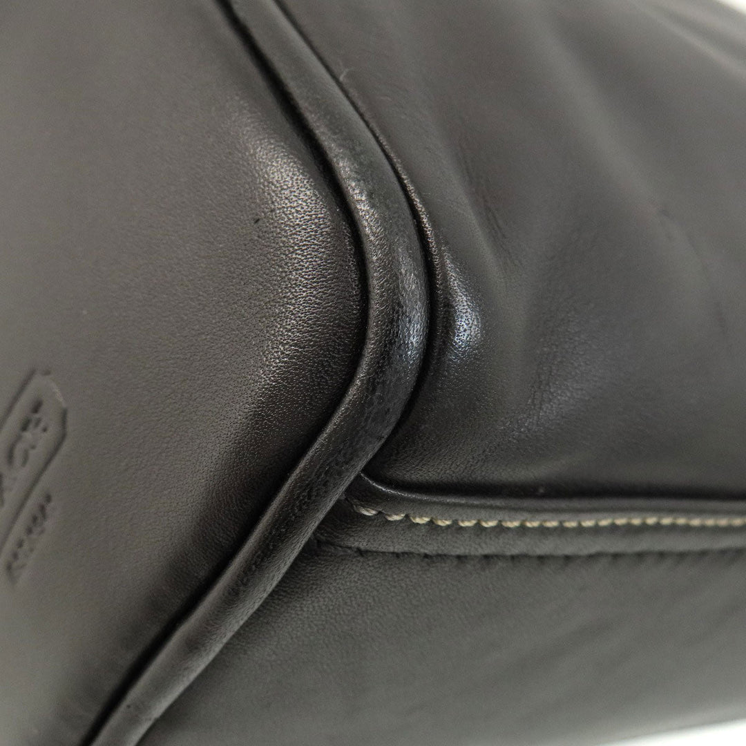 COACH Business bag F70094 leather black 2WAY mens Used Authentic