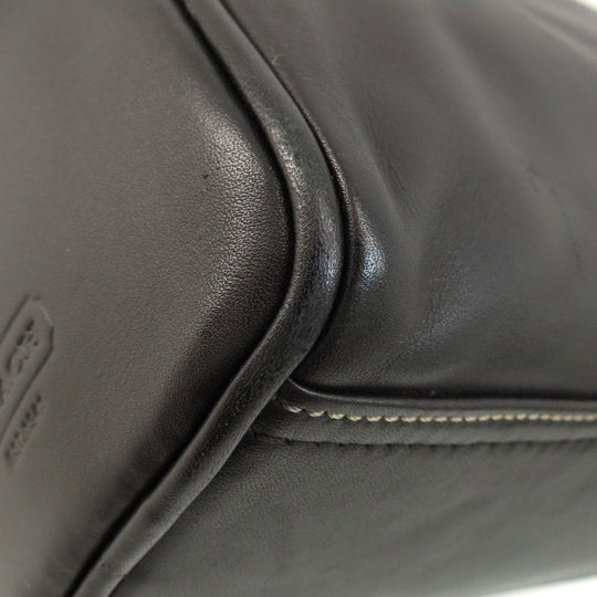 COACH Business bag F70094 leather black 2WAY mens Used Authentic