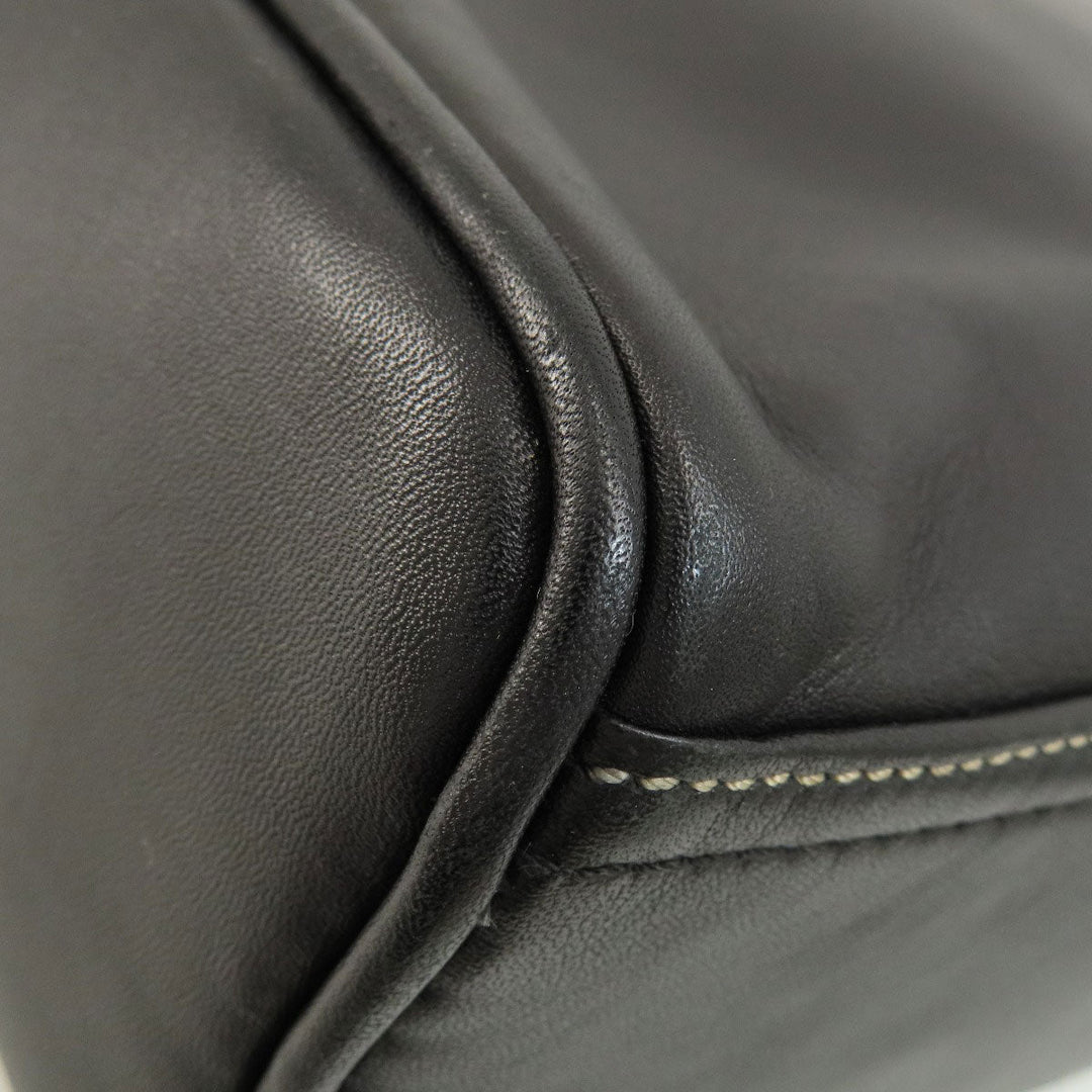 COACH Business bag F70094 leather black 2WAY mens Used Authentic