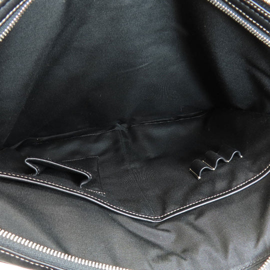 COACH Business bag F70094 leather black 2WAY mens Used Authentic