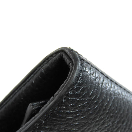 MICHAEL KORS Shoulder Bag leather black ChainShoulder Women Used Authentic