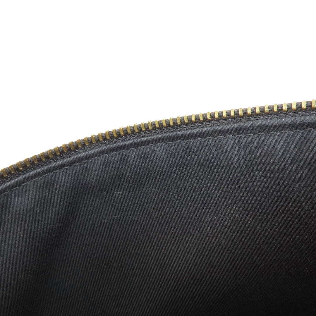 BURBERRY Handbag PVC Brown B logo total pattern Women Used Authentic