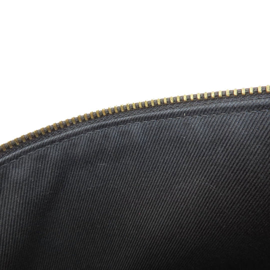 BURBERRY Handbag PVC Brown B logo total pattern Women Used Authentic