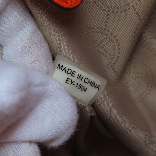 MICHAEL KORS Handbag PVC Orange 2WAY Women Used Authentic