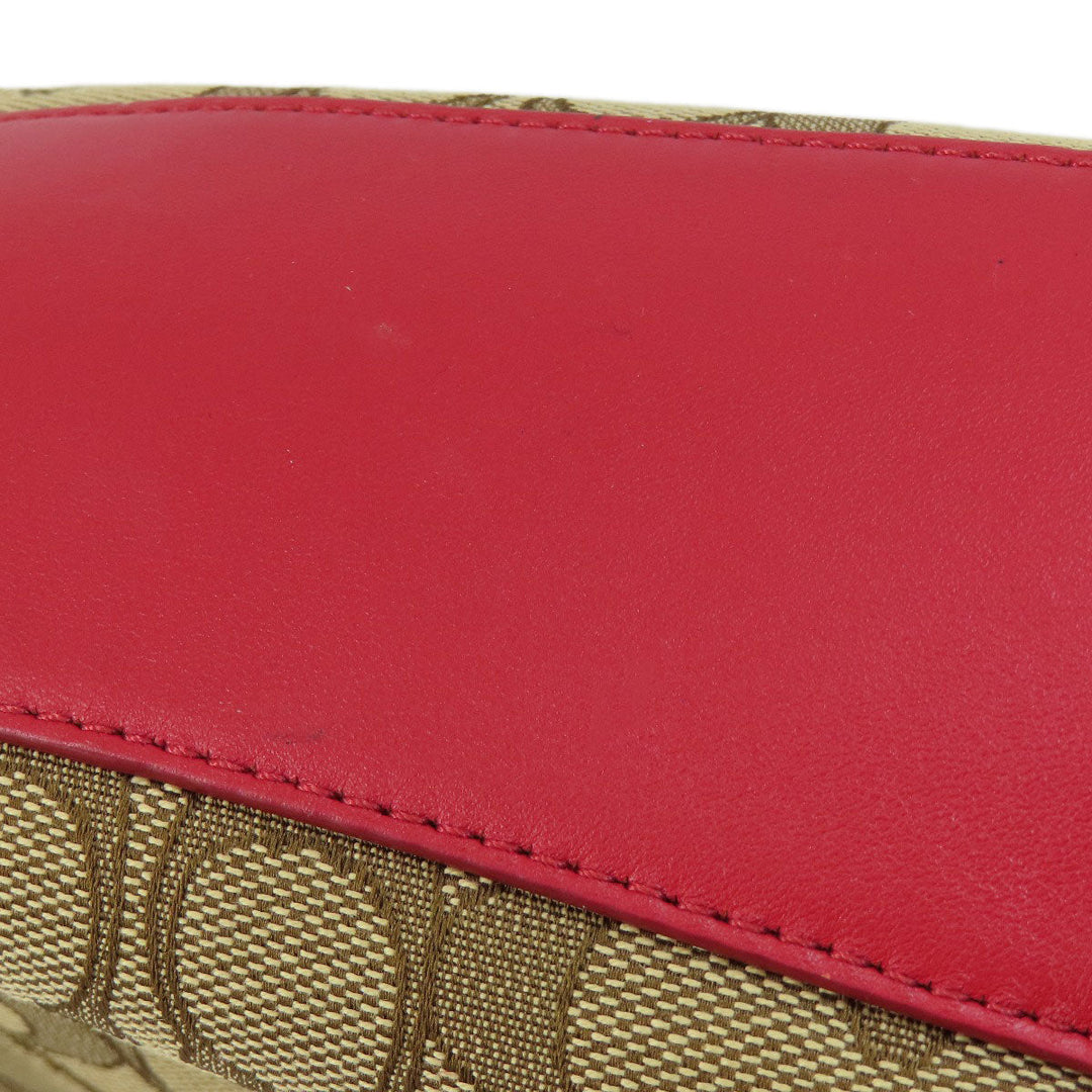 COACH Handbag F36905 canvas Brown Signature 2WAY Women Used Authentic