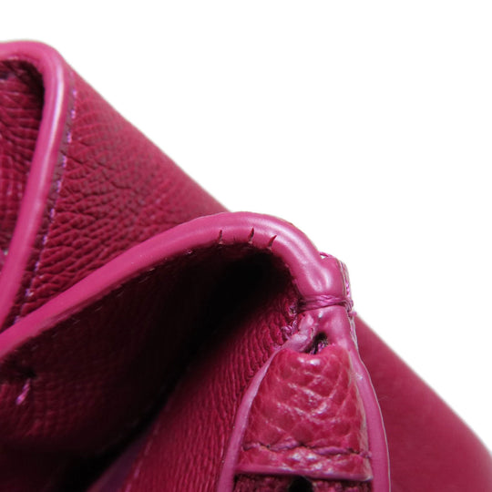 COACH Handbag 36882 leather Red 2WAY Women Used Authentic