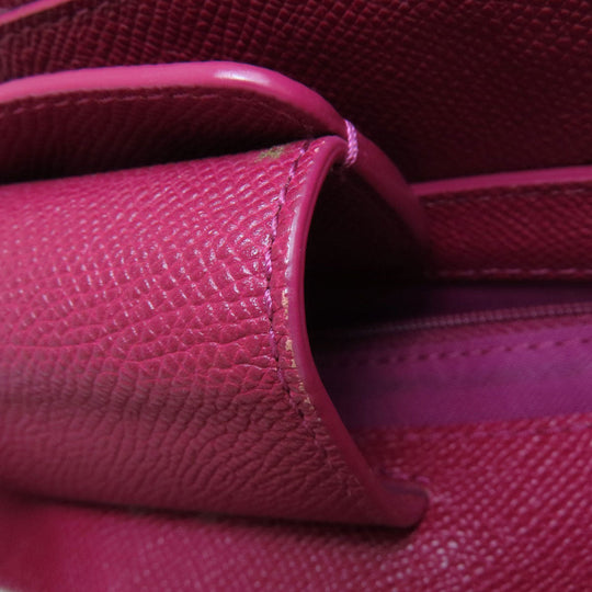 COACH Handbag 36882 leather Red 2WAY Women Used Authentic