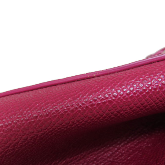 COACH Handbag 36882 leather Red 2WAY Women Used Authentic