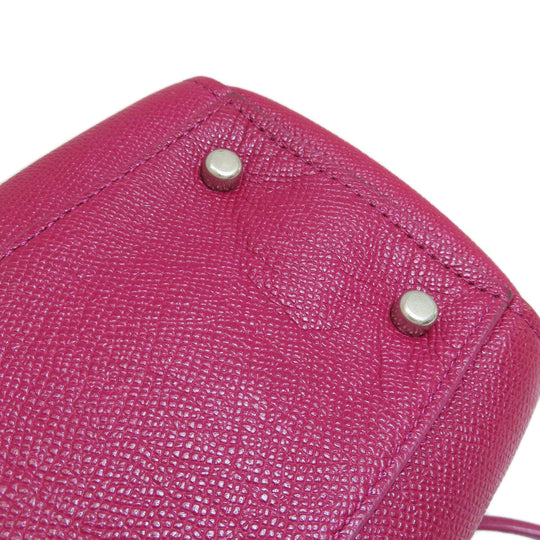 COACH Handbag 36882 leather Red 2WAY Women Used Authentic