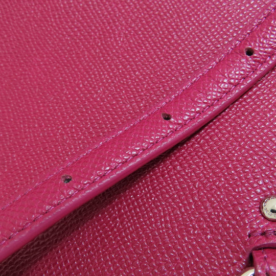 COACH Handbag 36882 leather Red 2WAY Women Used Authentic