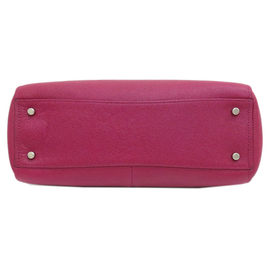 COACH Handbag 36882 leather Red 2WAY Women Used Authentic