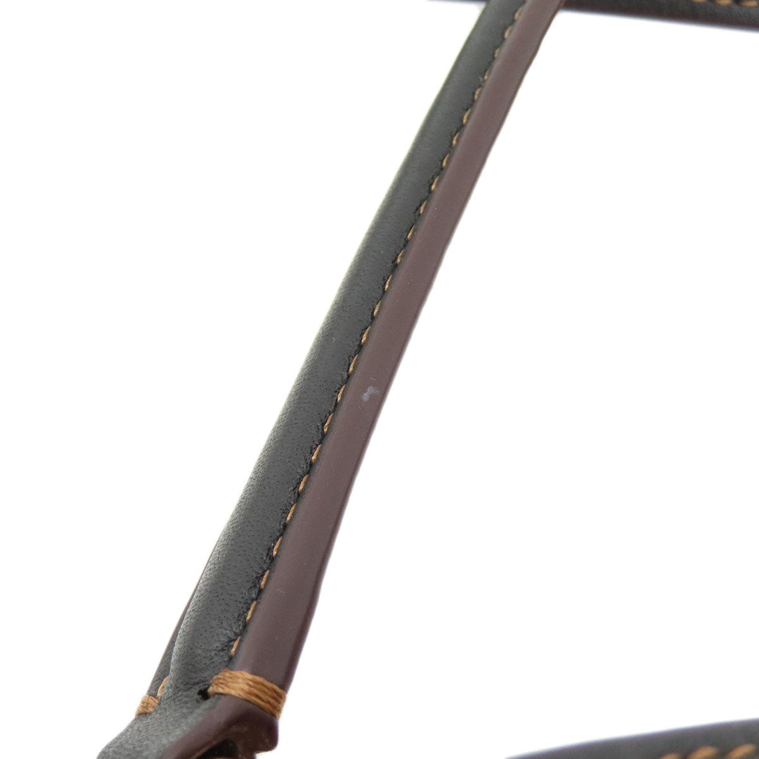 COACH Tote Bag F27575 canvas black logoMetal Women Used Authentic