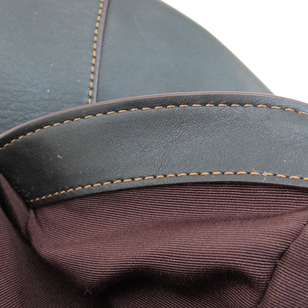 COACH Tote Bag F27575 canvas black logoMetal Women Used Authentic