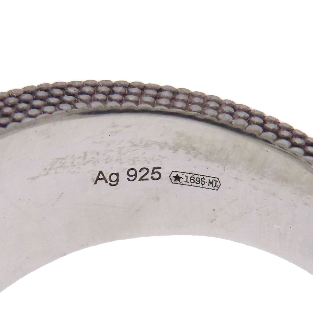 GUCCI Ring SV Silver Interlocking G 9