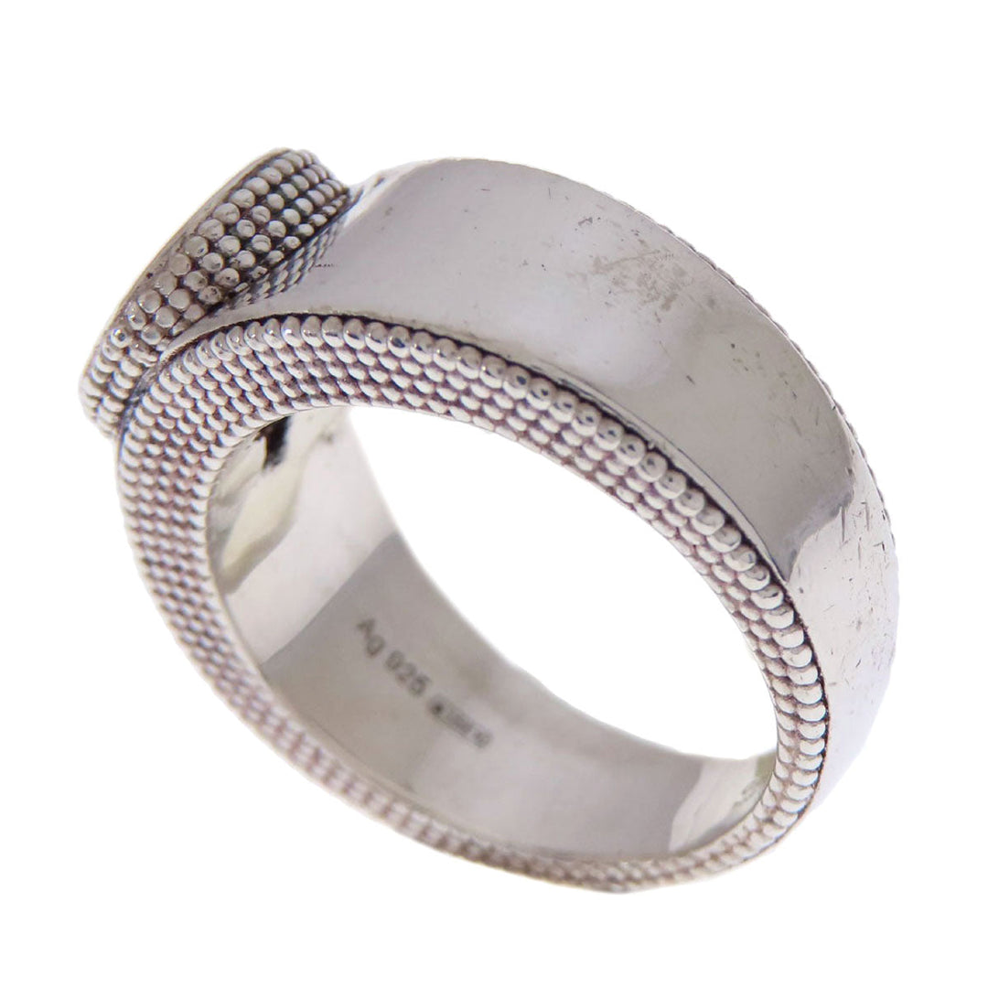 GUCCI Ring SV Silver Interlocking G 9