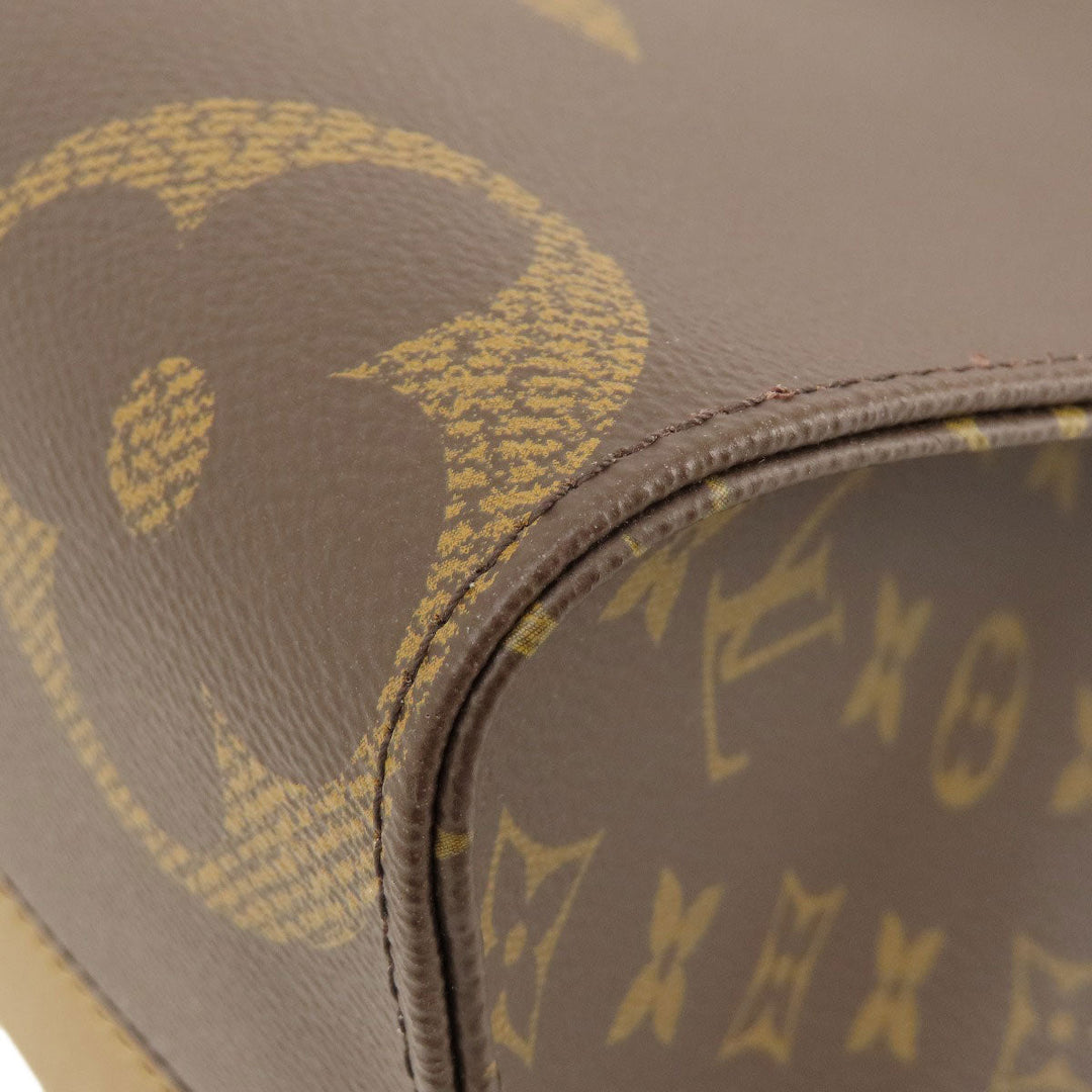LOUIS VUITTON Tote Bag M45321 Monogram reverse Brown On the Go MM Monogram Giant Women Used Authentic
