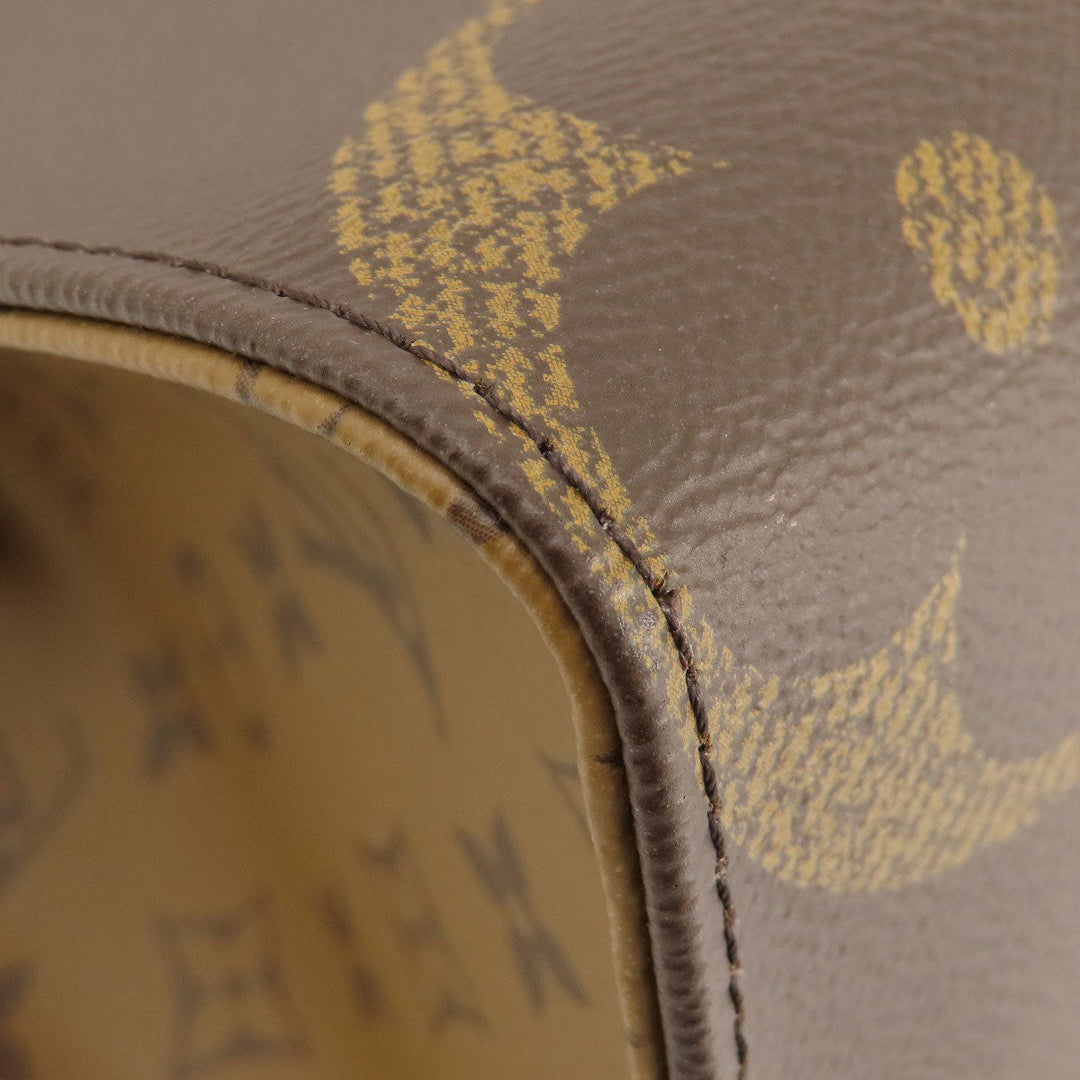LOUIS VUITTON Tote Bag M45321 Monogram reverse Brown On the Go MM Monogram Giant Women Used Authentic