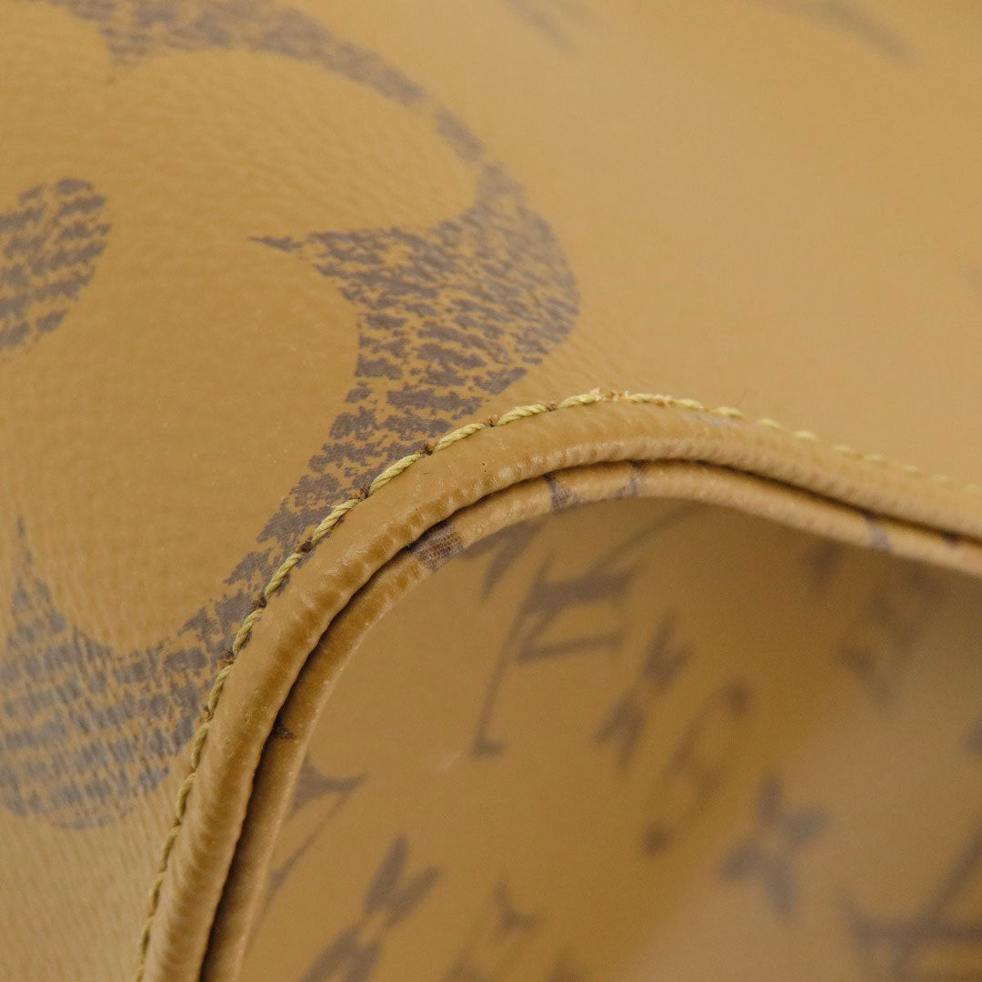 LOUIS VUITTON Tote Bag M45321 Monogram reverse Brown On the Go MM Monogram Giant Women Used Authentic