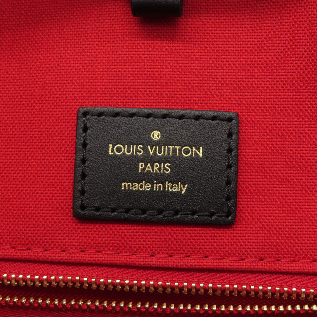 LOUIS VUITTON Tote Bag M45321 Monogram reverse Brown On the Go MM Monogram Giant Women Used Authentic