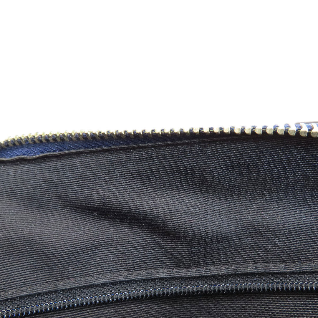 COACH Handbag F56125 leather blue 2WAY Women Used Authentic