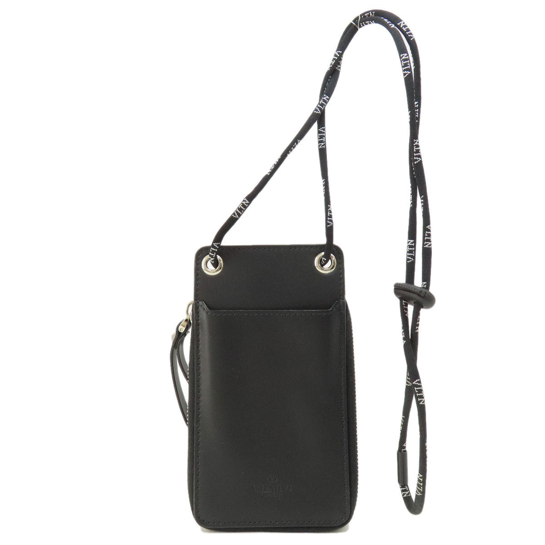 Valentino Bifold Wallet leather black logo