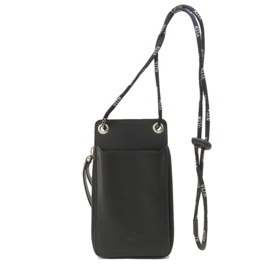 Valentino Bifold Wallet leather black logo