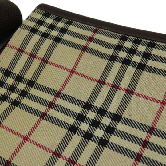 BURBERRY Shoulder Bag canvas beige Nova Check Women(Unisex) Used Authentic