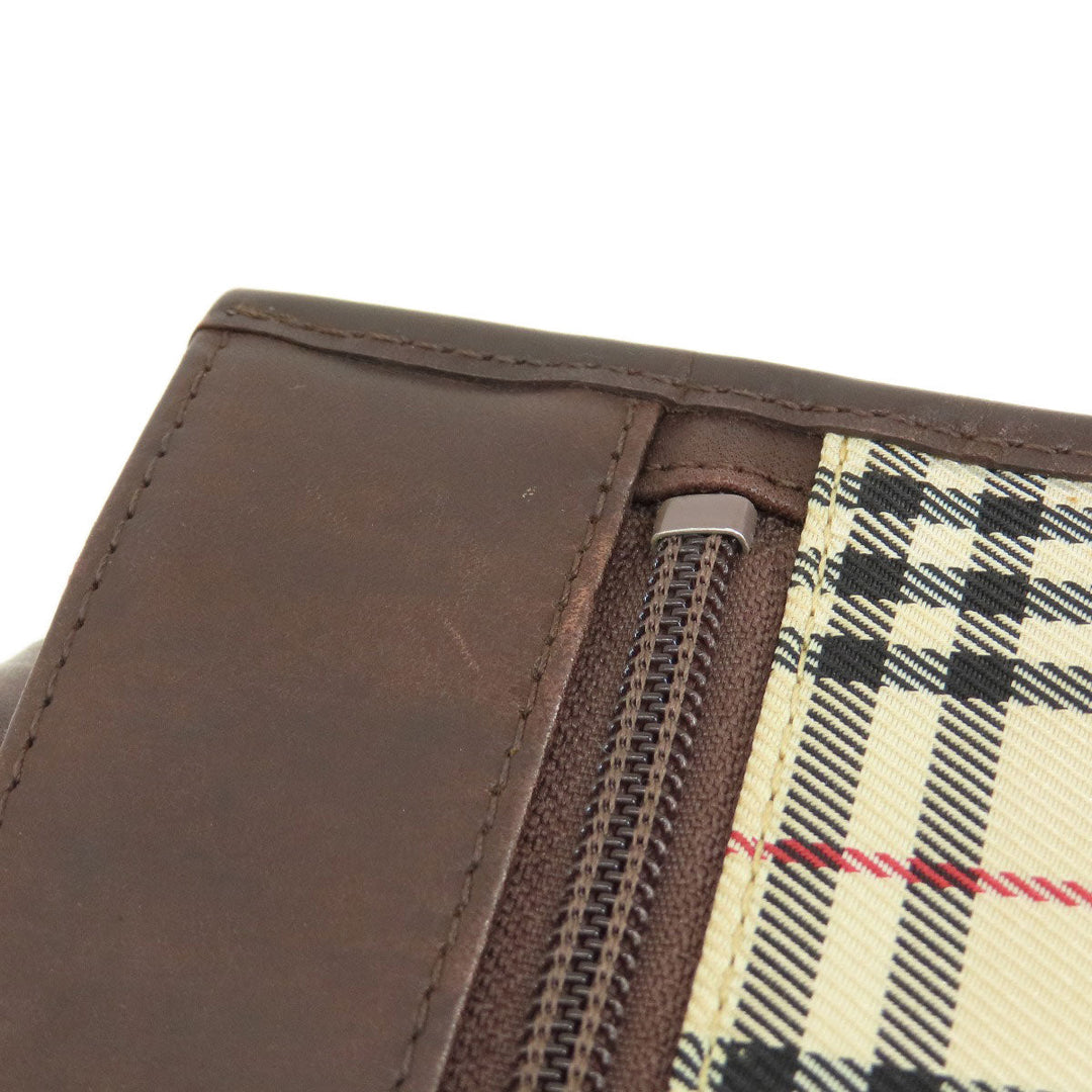 BURBERRY Shoulder Bag canvas beige Nova Check Women(Unisex) Used Authentic