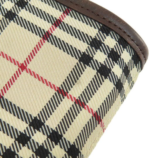 BURBERRY Shoulder Bag canvas beige Nova Check Women(Unisex) Used Authentic