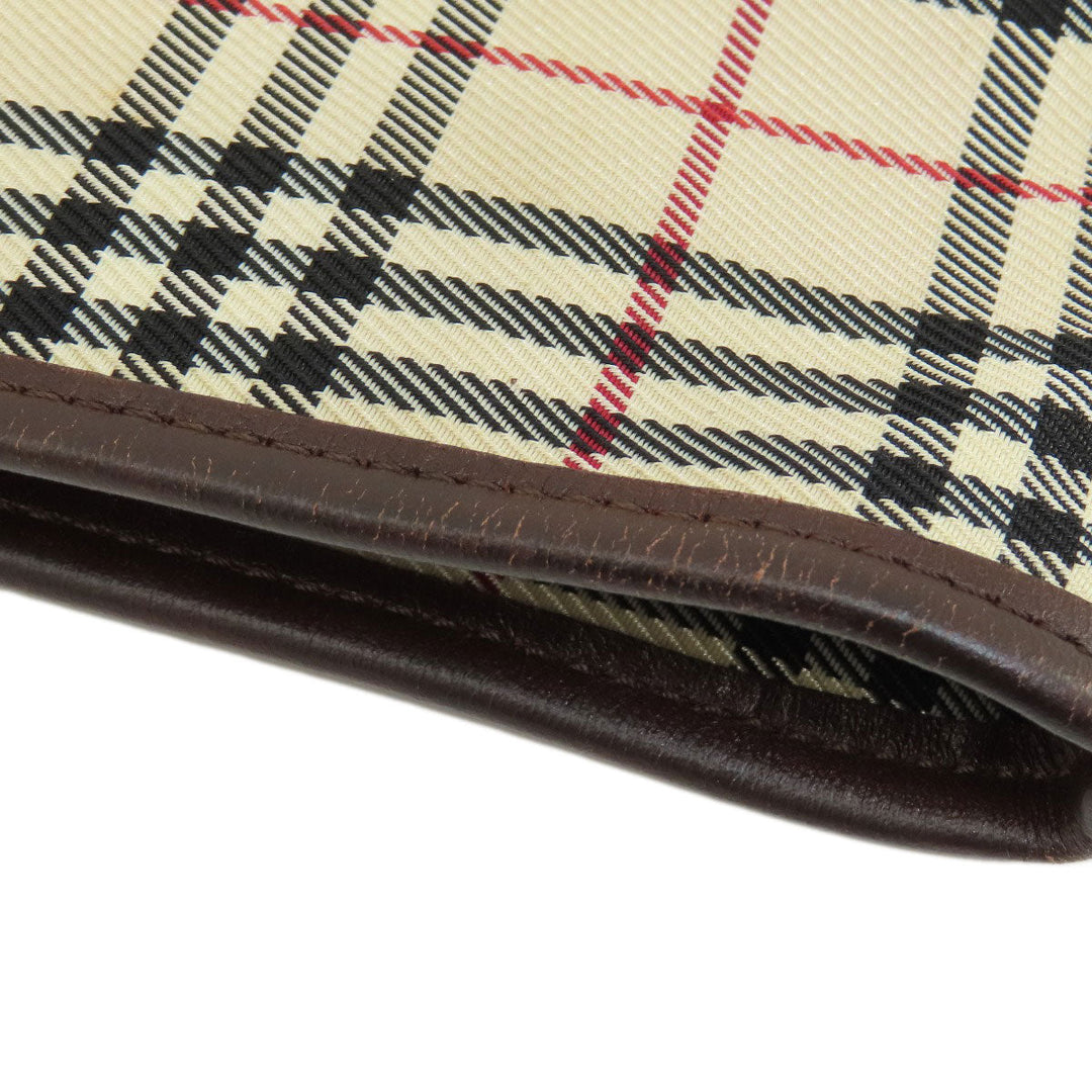 BURBERRY Shoulder Bag canvas beige Nova Check Women(Unisex) Used Authentic