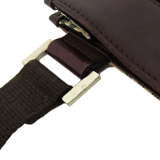 BURBERRY Shoulder Bag canvas beige Nova Check Women(Unisex) Used Authentic