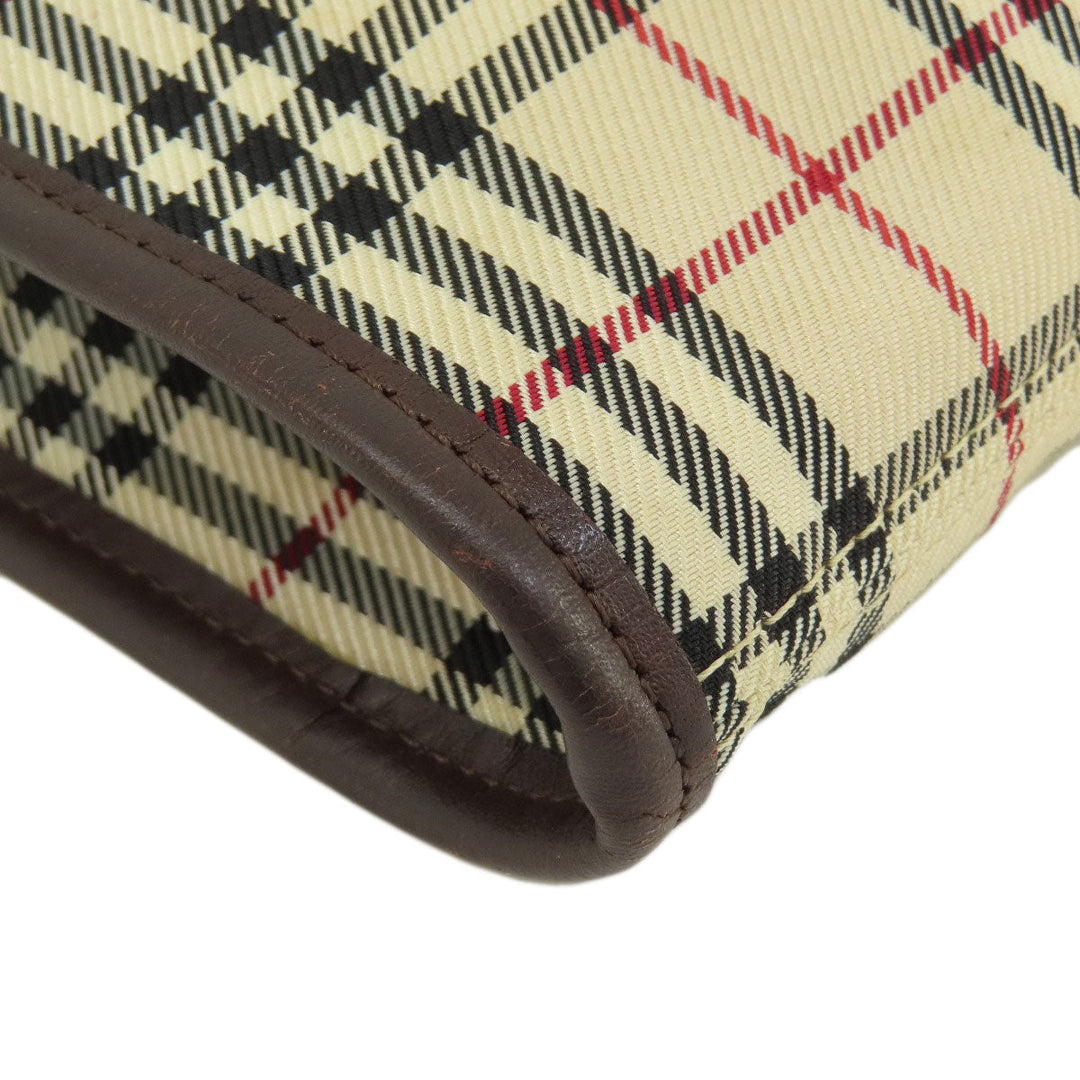 BURBERRY Shoulder Bag canvas beige Nova Check Women(Unisex) Used Authentic