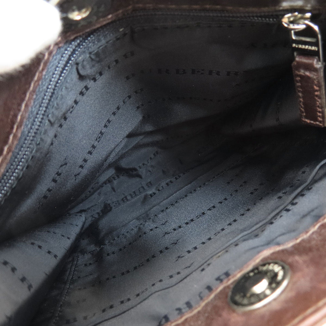 BURBERRY Shoulder Bag canvas beige Nova Check Women(Unisex) Used Authentic