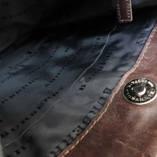 BURBERRY Shoulder Bag canvas beige Nova Check Women(Unisex) Used Authentic