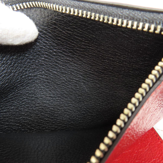 MARC JACOBS Tote Bag leather black logo Women Used Authentic