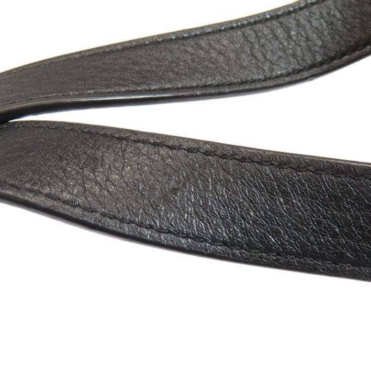 MARC JACOBS Tote Bag leather black logo Women Used Authentic