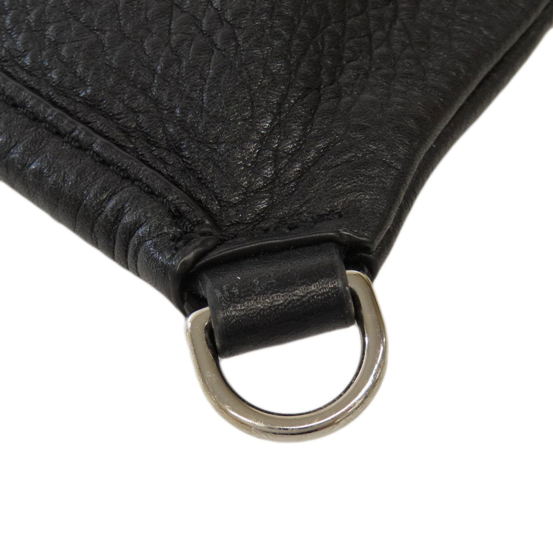 MARC JACOBS Tote Bag leather black logo Women Used Authentic