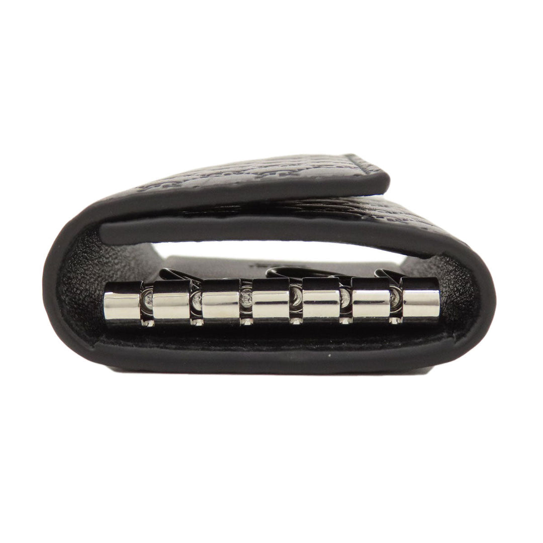 GUCCI Key case Key holder  150402 leather black Micro GG outlet