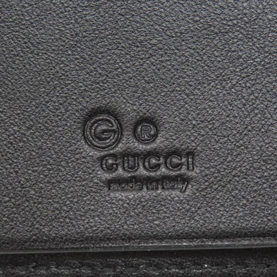 GUCCI Key case Key holder  150402 leather black Micro GG outlet