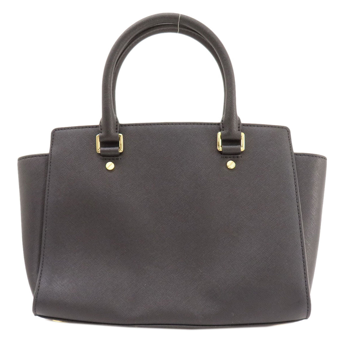 MICHAEL KORS Handbag PVC black 2WAY Women Used Authentic