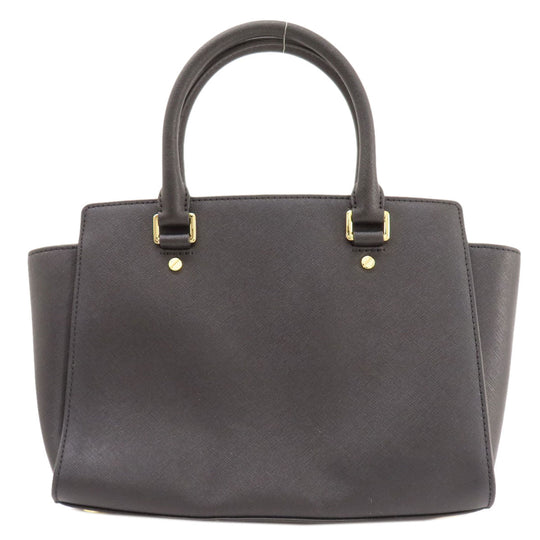 MICHAEL KORS Handbag PVC black 2WAY Women Used Authentic