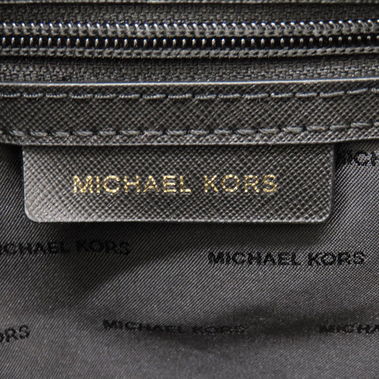 MICHAEL KORS Handbag PVC black 2WAY Women Used Authentic
