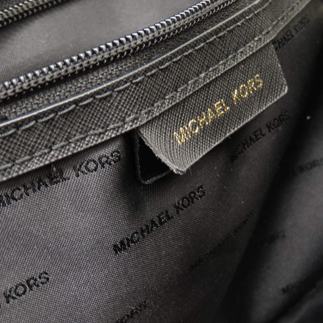 MICHAEL KORS Handbag PVC black 2WAY Women Used Authentic