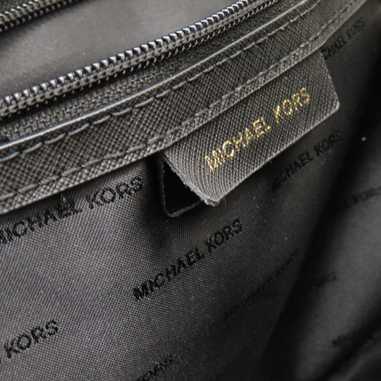 MICHAEL KORS Handbag PVC black 2WAY Women Used Authentic