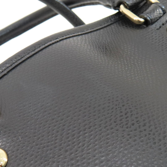 COACH Handbag F34835 PVC black logoMetal 2WAY Women Used Authentic